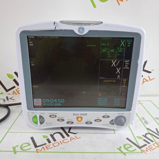 GE Healthcare GE Healthcare Dash 5000 - Masimo SpO2 Patient Monitor Patient Monitors reLink Online