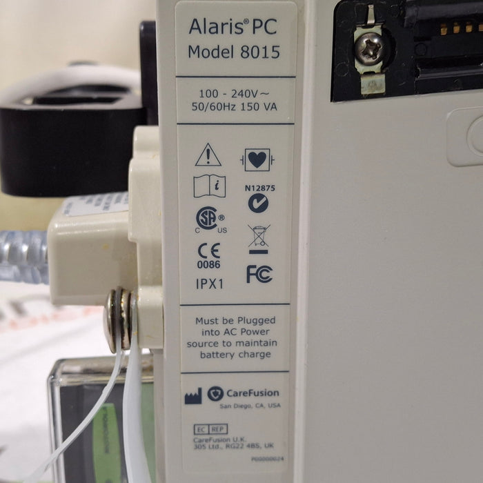 CareFusion Alaris 8015 Large Screen POC Infusion Pump