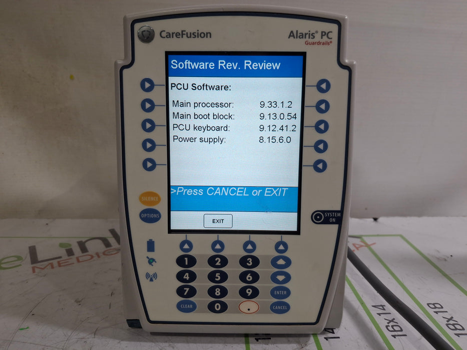 CareFusion Alaris 8015 Large Screen POC Infusion Pump