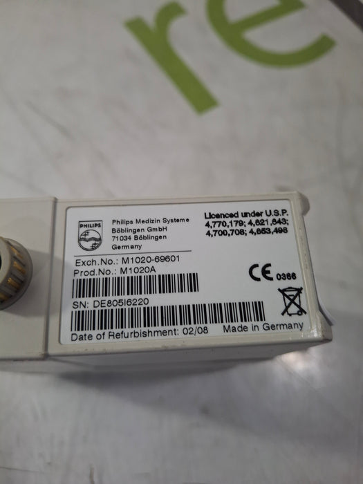 Hewlett Packard M1020A SpO2/PLETH Single Parameter Module