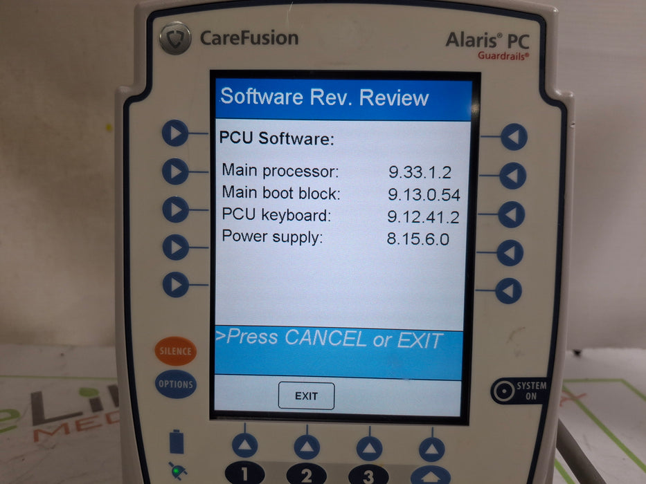 CareFusion Alaris 8015 Large Screen POC Infusion Pump