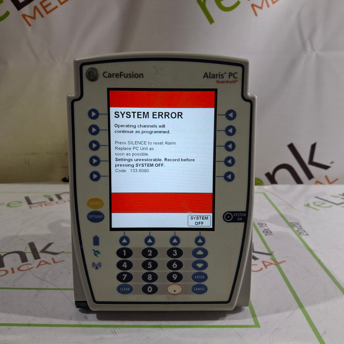 CareFusion Alaris 8015 Large Screen POC Infusion Pump