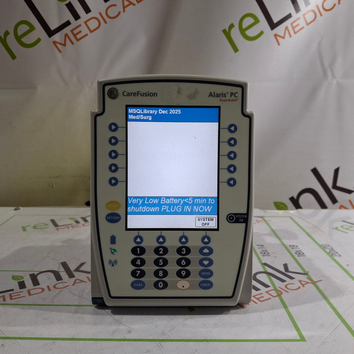 CareFusion Alaris 8015 Large Screen POC Infusion Pump