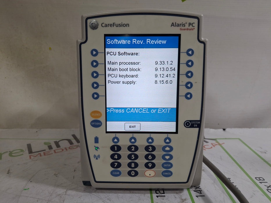 CareFusion Alaris 8015 Large Screen POC Infusion Pump