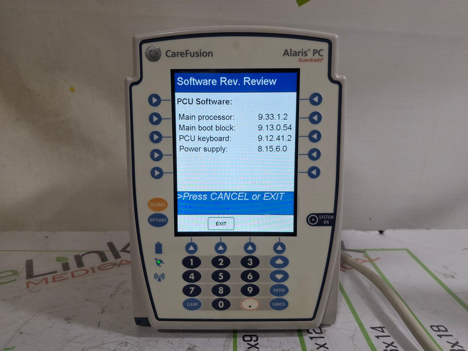 CareFusion Alaris 8015 Large Screen POC Infusion Pump