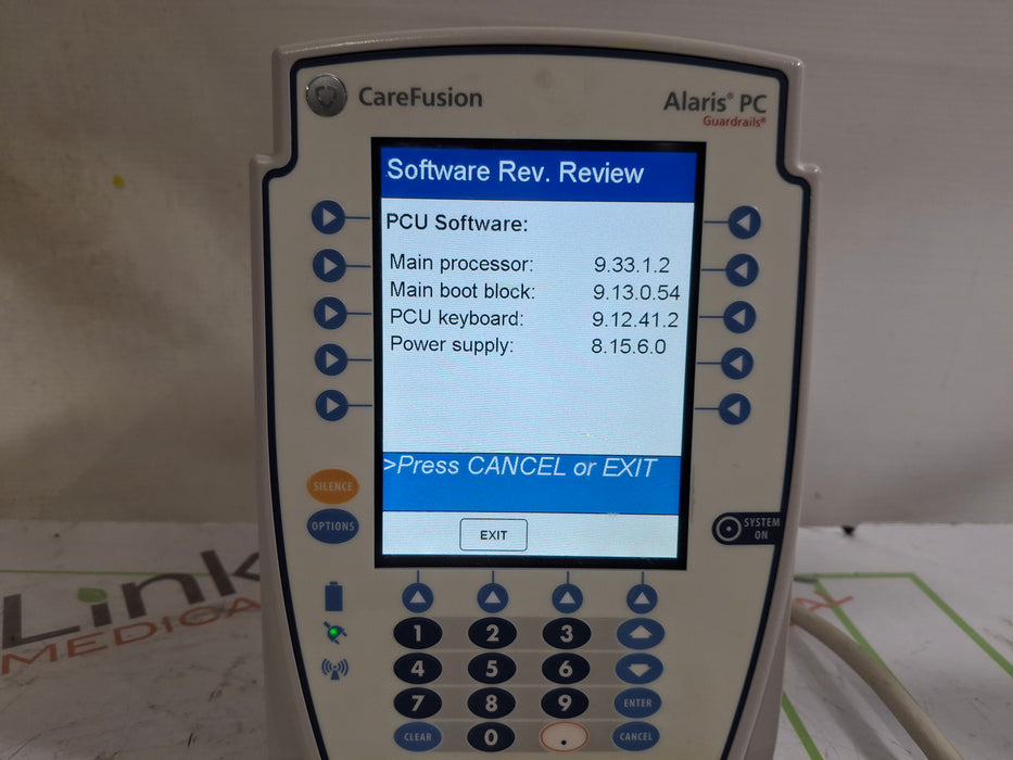 CareFusion Alaris 8015 Large Screen POC Infusion Pump