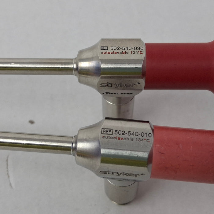 Stryker 502-540-010 0° & 502-540-030 30° Autoclavable Laparoscopes, 5mm