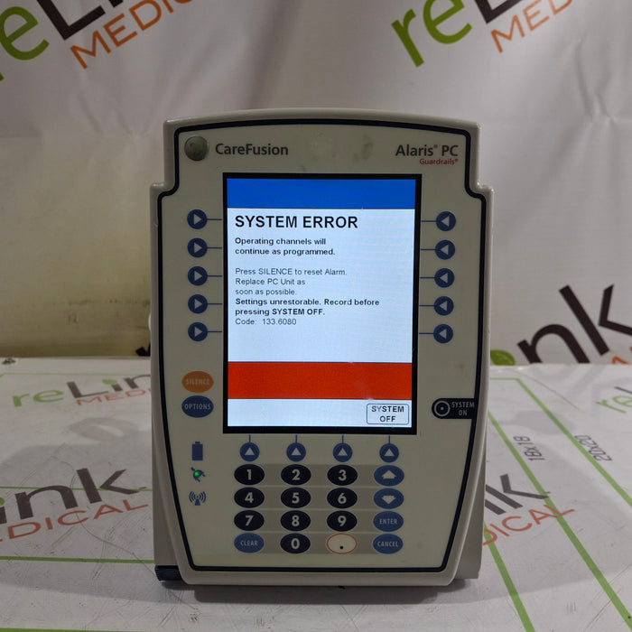 CareFusion Alaris 8015 Large Screen POC Infusion Pump