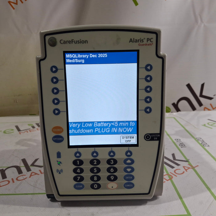 CareFusion Alaris 8015 Large Screen POC Infusion Pump