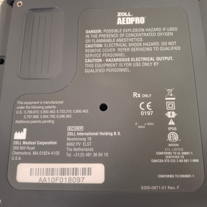 Zoll Zoll AED Pro Defibrillators reLink Online