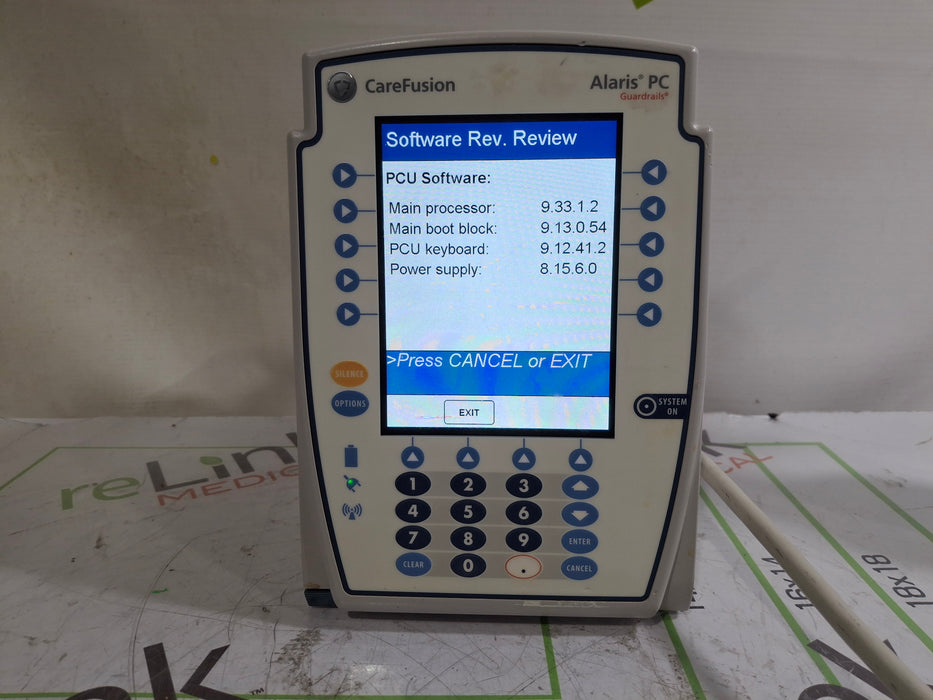 CareFusion Alaris 8015 Large Screen POC Infusion Pump