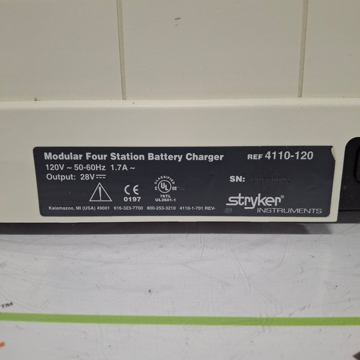 Stryker 4110-120 Four Station Battery Charger