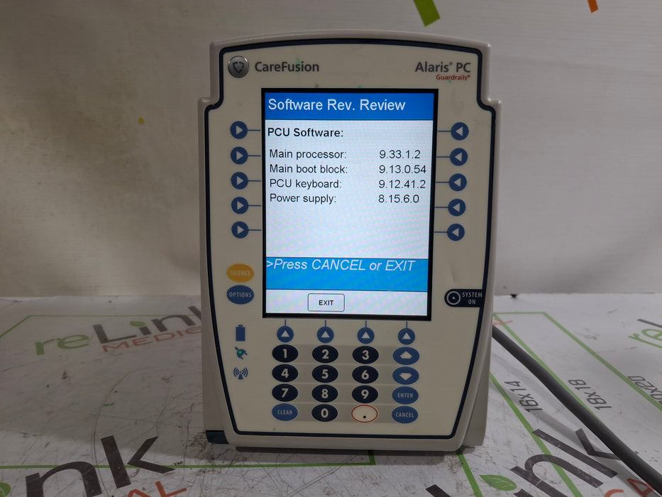 CareFusion Alaris 8015 Large Screen POC Infusion Pump