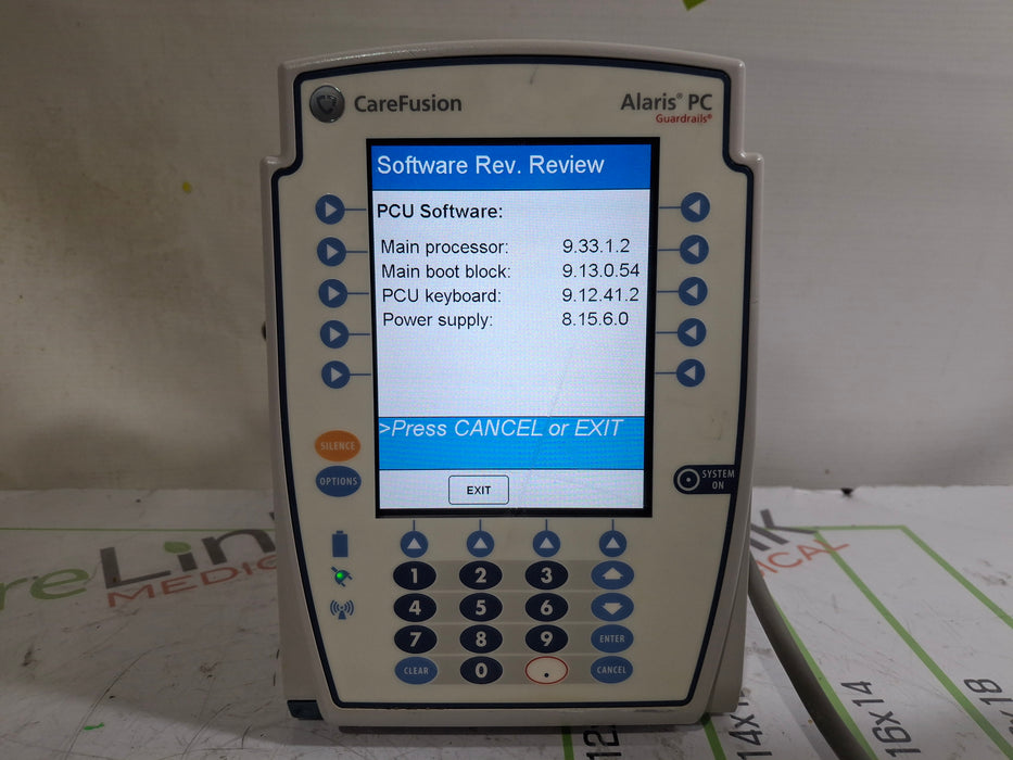 CareFusion Alaris 8015 Large Screen POC Infusion Pump
