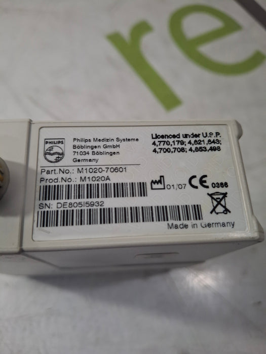Hewlett Packard M1020A SpO2/PLETH Single Parameter Module