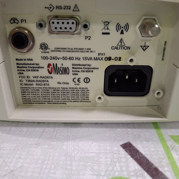Masimo Rad 87 Rainbow Set Pulse Oximeter