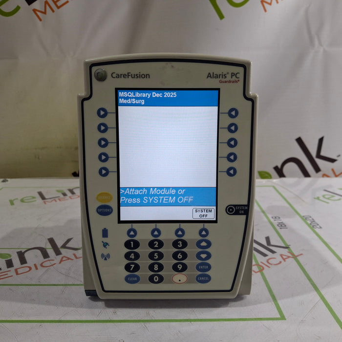 CareFusion Alaris 8015 Large Screen POC Infusion Pump