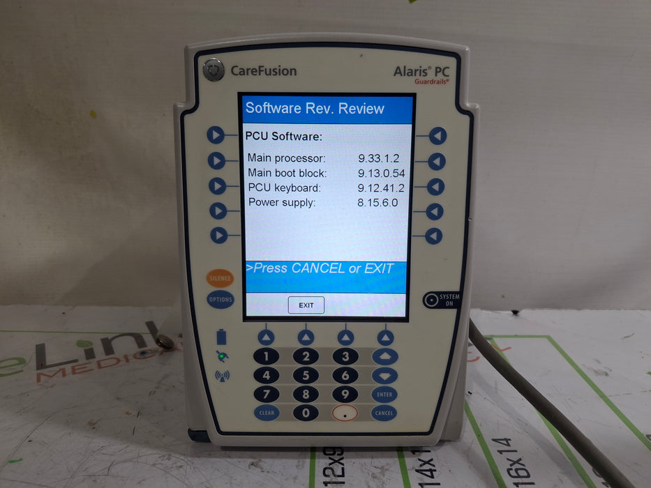 CareFusion Alaris 8015 Large Screen POC Infusion Pump