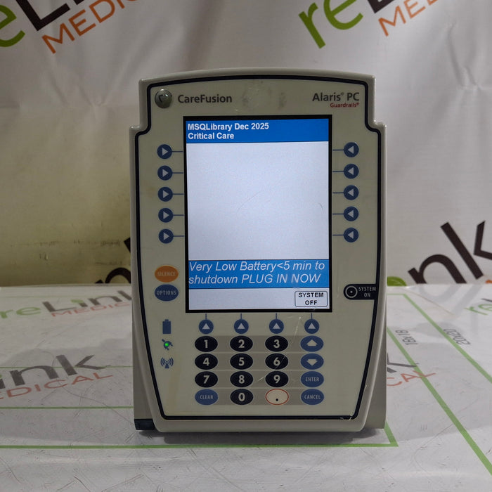 CareFusion Alaris 8015 Large Screen POC Infusion Pump