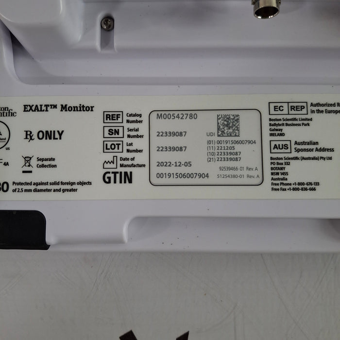 Boston Scientific Exalt Model B Bronchoscope Monitor