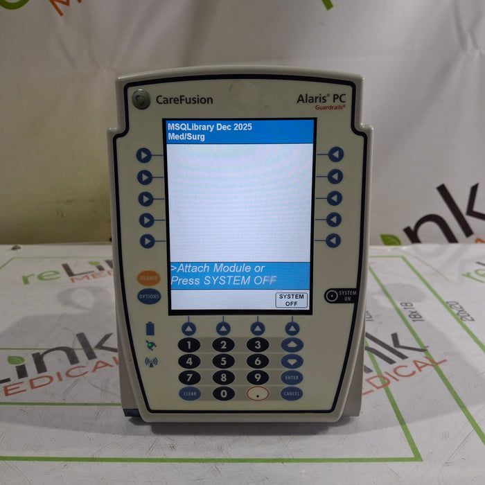 CareFusion CareFusion Alaris 8015 Large Screen POC Infusion Pump Infusion Pump reLink Online
