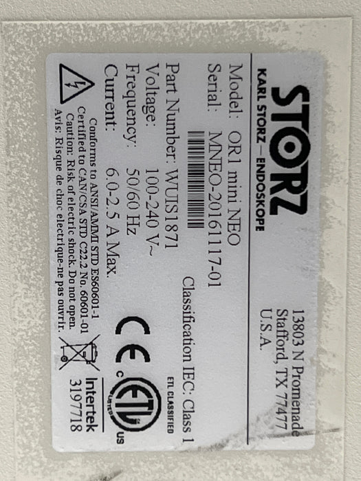 Karl Storz OR1 mini NEO Image Processing System