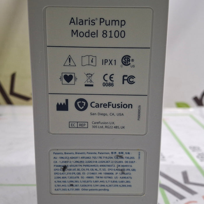 CareFusion CareFusion Alaris 8100 LVP Infusion Pump Module Infusion Pump reLink Online