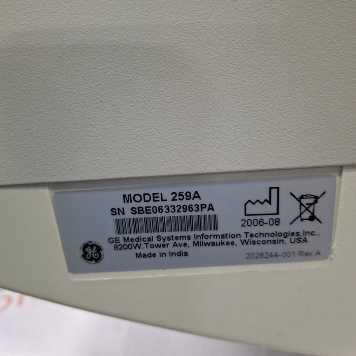 GE Healthcare GE Healthcare Corometrics 250 Series Model 259 Fetal Monitor Patient Monitors reLink Online