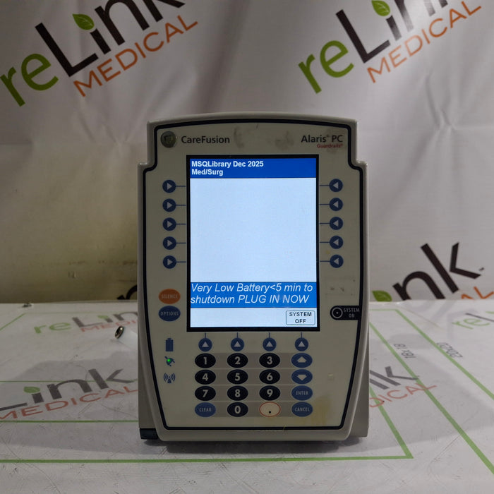 CareFusion Alaris 8015 Large Screen POC Infusion Pump