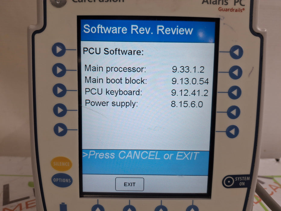CareFusion Alaris 8015 Large Screen POC Infusion Pump