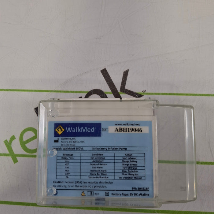 WalkMed 350VL Ambulatory Infusion Pump