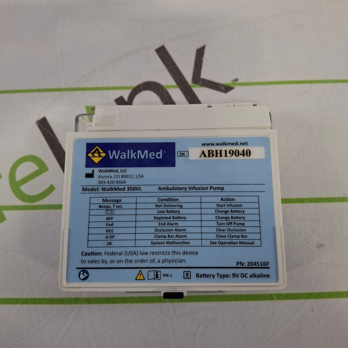 WalkMed 350VL Ambulatory Infusion Pump