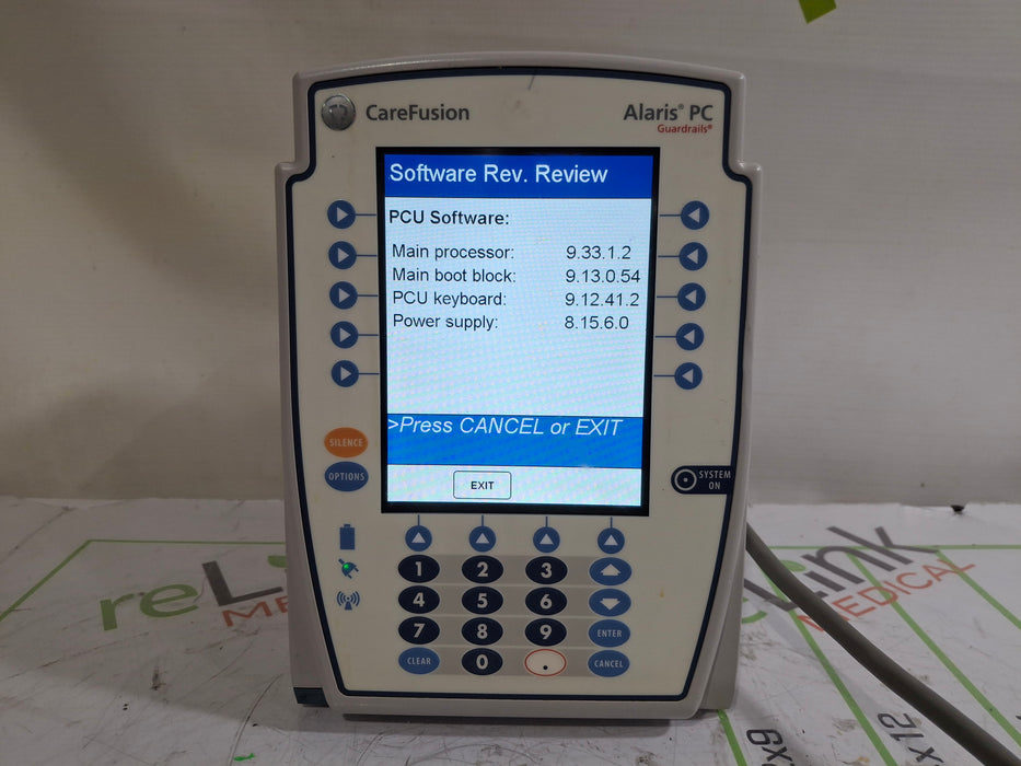 CareFusion Alaris 8015 Large Screen POC Infusion Pump