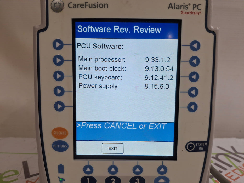 CareFusion Alaris 8015 Large Screen POC Infusion Pump