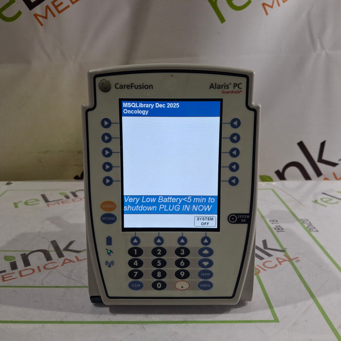 CareFusion Alaris 8015 Large Screen POC Infusion Pump