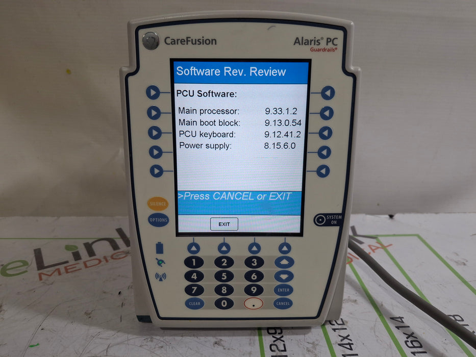 CareFusion Alaris 8015 Large Screen POC Infusion Pump