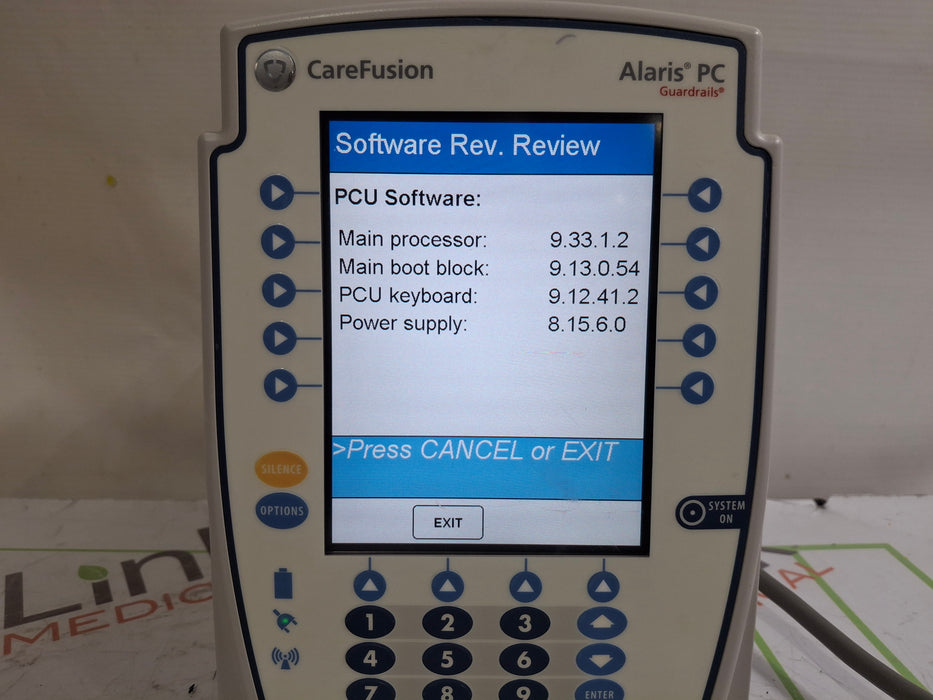 CareFusion Alaris 8015 Large Screen POC Infusion Pump