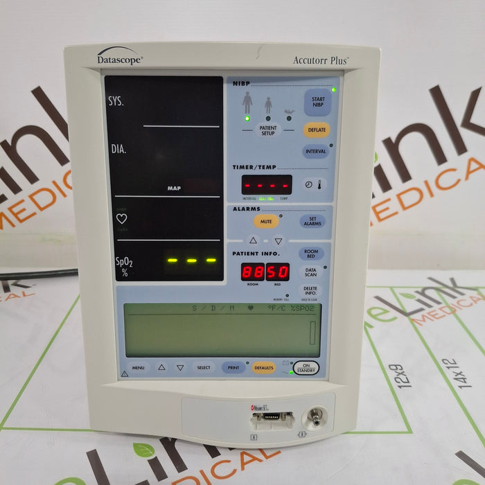 Datascope Accutorr Plus Vital Signs Monitor