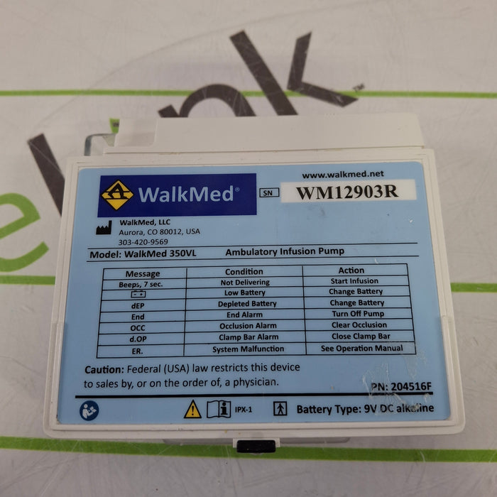 WalkMed 350VL Ambulatory Infusion Pump