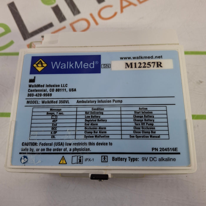 WalkMed 350VL Ambulatory Infusion Pump