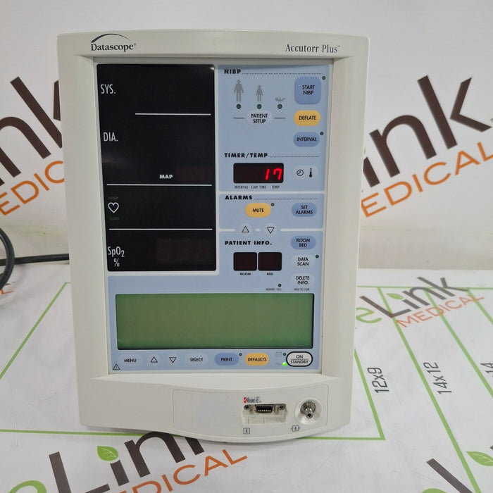 Datascope Accutorr Plus Vital Signs Monitor