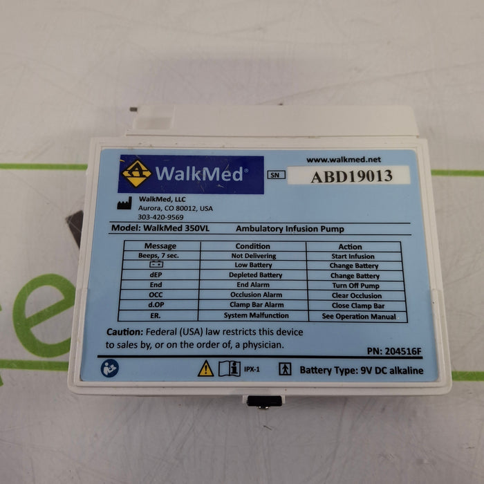 WalkMed 350VL Ambulatory Infusion Pump