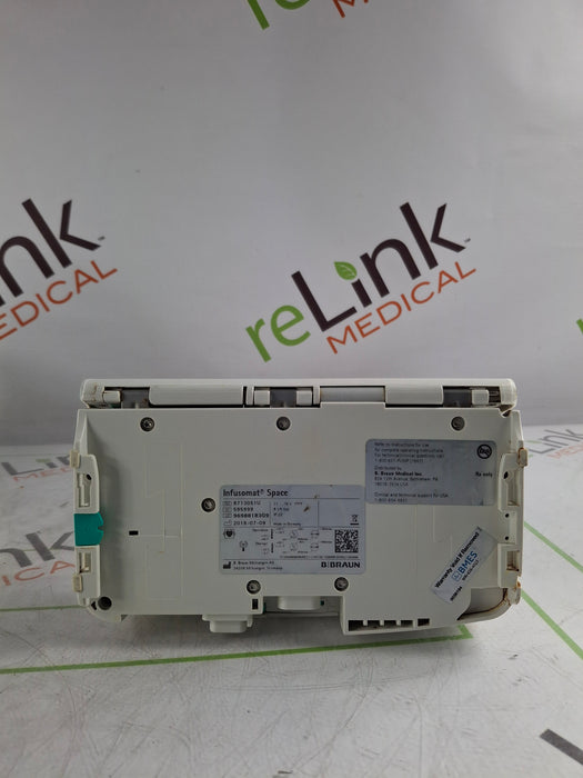 B. Braun Infusomat Space w/AC Adapter Infusion Pump