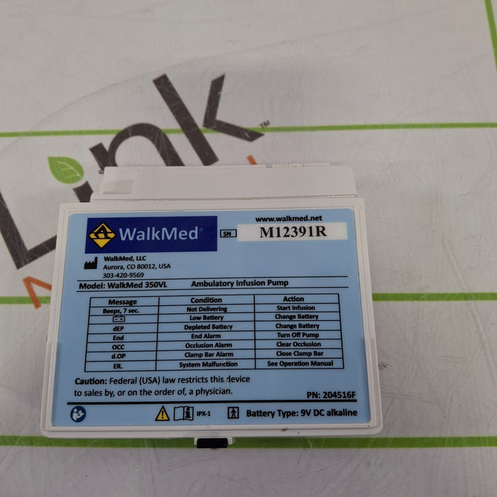 WalkMed WalkMed 350VL Ambulatory Infusion Pump Infusion Pump reLink Online