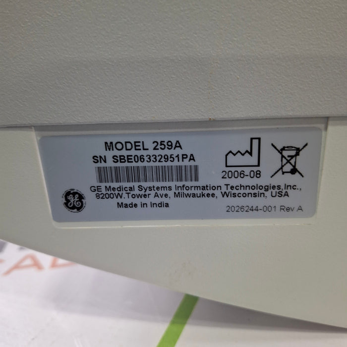 GE Healthcare GE Healthcare Corometrics 250 Series Model 259 Fetal Monitor Patient Monitors reLink Online