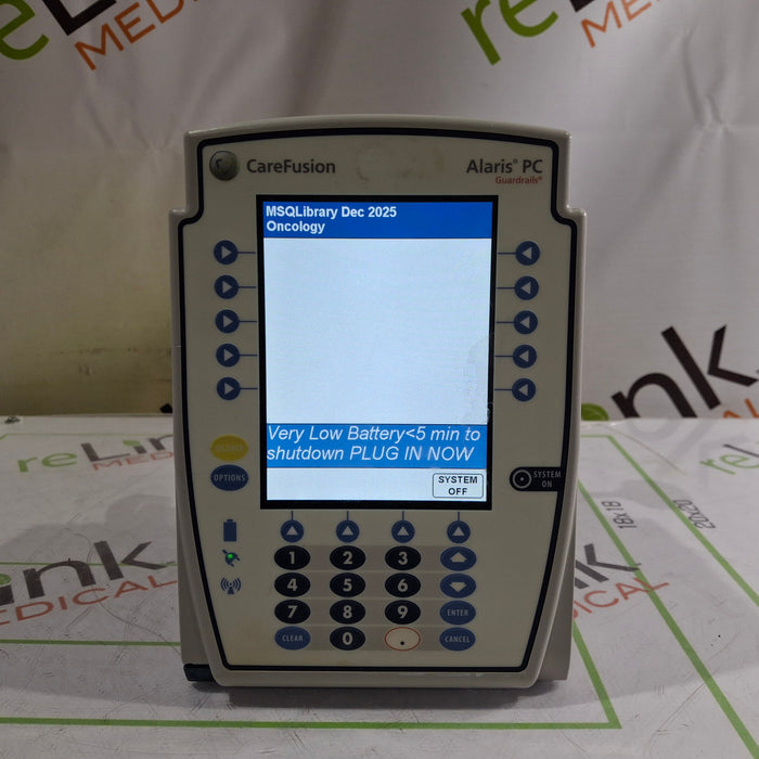 CareFusion Alaris 8015 Large Screen POC Infusion Pump