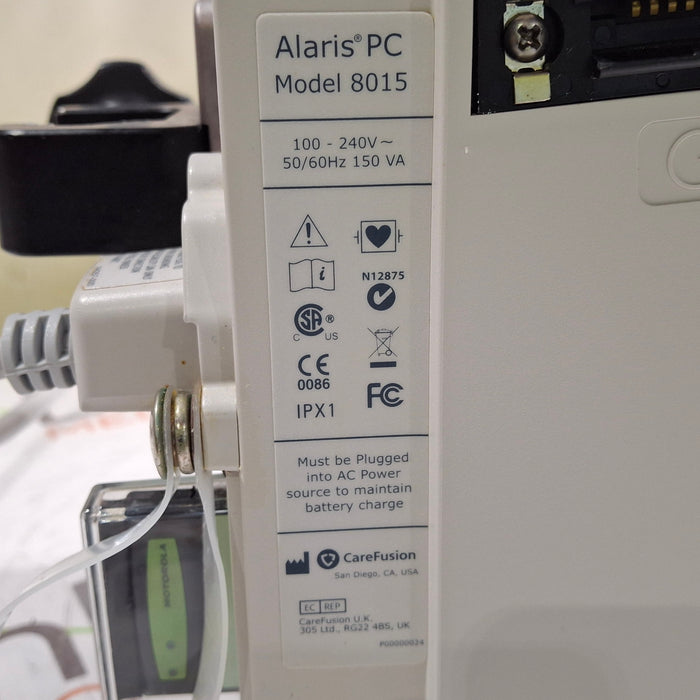 CareFusion Alaris 8015 Large Screen POC Infusion Pump