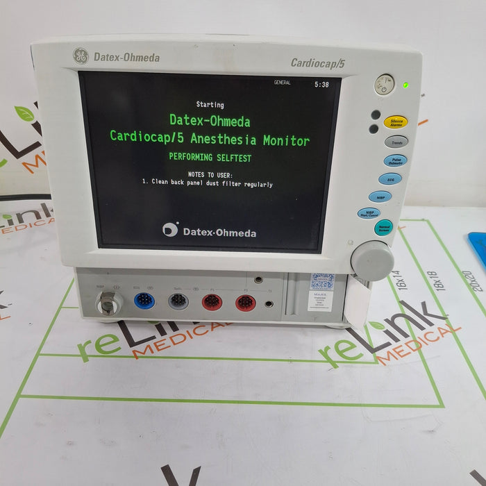 Datex-Ohmeda Cardiocap 5 Anesthesia Monitor