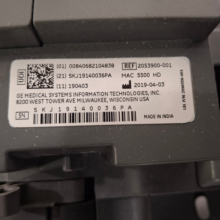 GE Healthcare MAC 5500 HD ECG with CAM Module