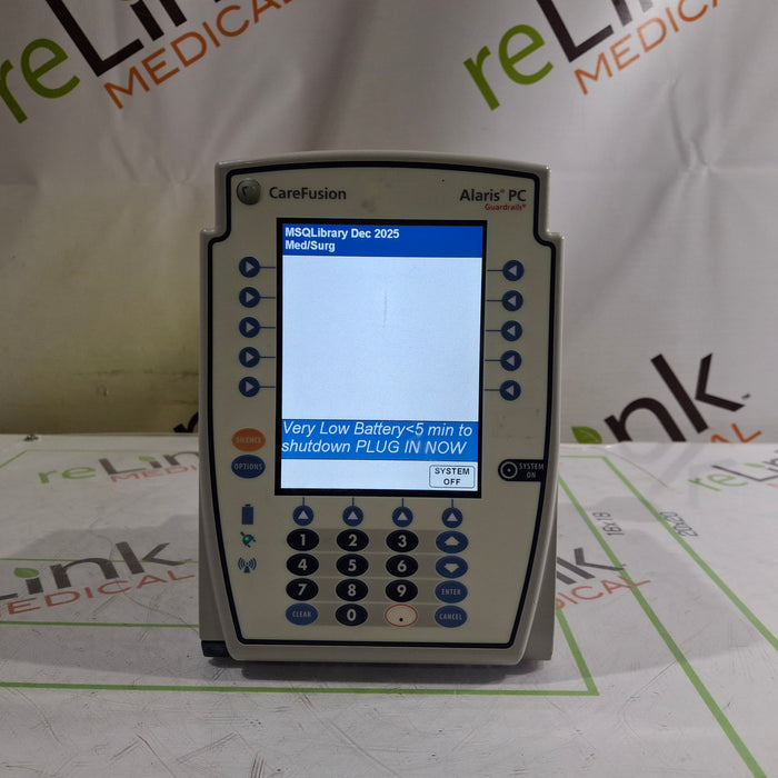 CareFusion Alaris 8015 Large Screen POC Infusion Pump